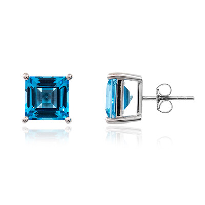 Boucles d'oreilles en argent et Topaze de Marambaia