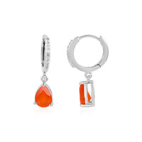 Boucles d'oreilles en argent et Cornaline