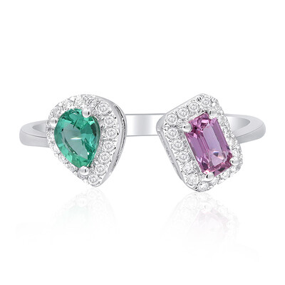 Bague en or et Emeraude de Zambie AAA (CIRARI)