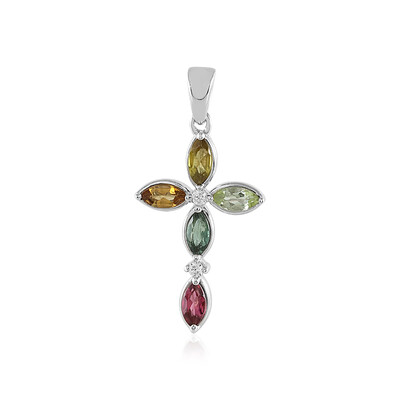 Pendentif en argent et Tourmaline