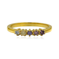 Bague en argent et Améthyste de Zambie