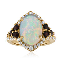 Bague en argent et Opale Welo