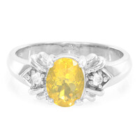 Bague en argent et Opale de Feu