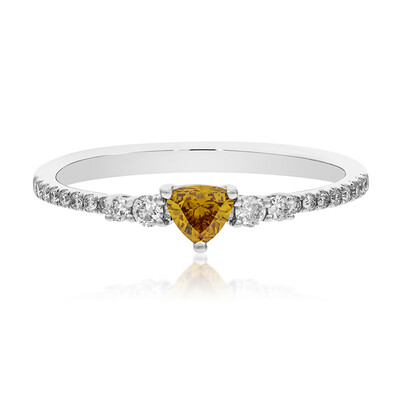 Bague en or et Diamant orange SI2 (CIRARI)