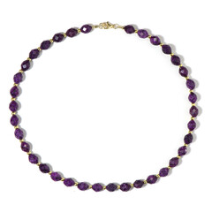 Collier en argent et Quartz pourpre