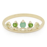 Bague en or et Emeraude