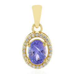 Pendentif en argent et Tanzanite