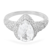 Bague en argent et Topaze Glacier