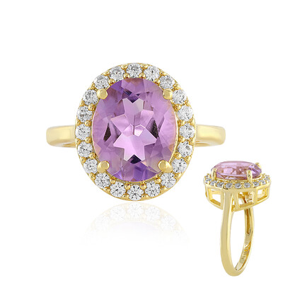Bague en argent et Amétrine d'Anahi