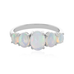 Bague en argent et Opale Welo