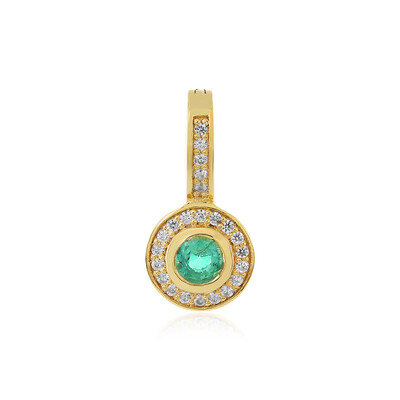 Pendentif en argent et Emeraude de Russie
