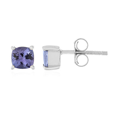 Boucles d'oreilles en argent et Tanzanite
