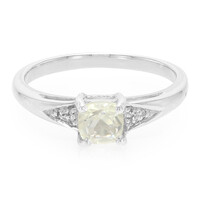Bague en argent et Orthose