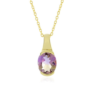 Collier en argent et Amétrine