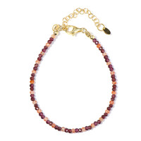 Bracelet en argent et Grenat magenta