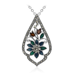 Collier en argent et Marcassite