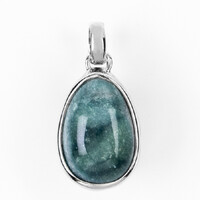 Pendentif en argent et Jaspe ocelot