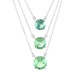 Collier en argent et Fluorite verte