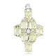 Pendentif en argent et Tourmaline cuprifère