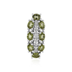 Pendentif en argent et Moldavite
