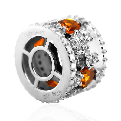 Pendentif en argent et Citrine Madère (MONOSONO COLLECTION)