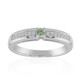 Bague en argent et Grenat Démantoïde de Madagascar (John Ferry)