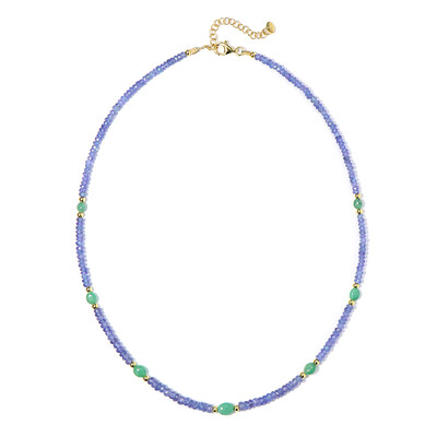Collier en argent et Tanzanite