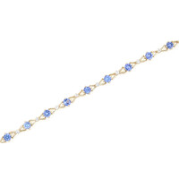 Bracelet en or et Tanzanite AAA