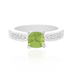 Bague en argent et Péridot