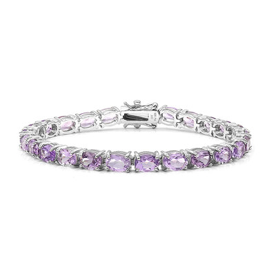 Bracelet en argent et Améthyste de Bolivie