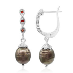 Boucles d'oreilles en argent et Perle de culture d'eau douce (TPC)