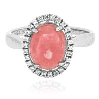 Bague en argent et Rhodochrosite