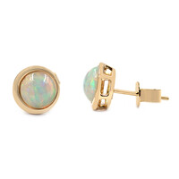 Boucles d'oreilles en or et Opale Welo