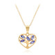 Collier en argent et Tanzanite