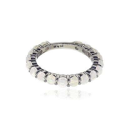 Bague en argent et Opale Welo