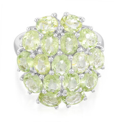 Bague en argent et Tourmaline Paraïba