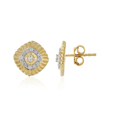 Boucles d'oreilles en argent et Diamant I2 (I)