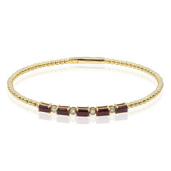 Bracelet en or et Rubis AAA du Mozambique (CIRARI)