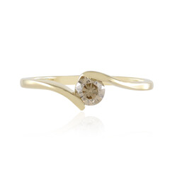 Bague en or et Diamant champagne SI2