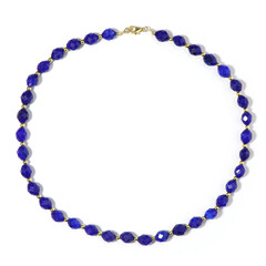 Collier en argent et Quartz bleu royal