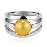 Bague en argent et Perle de culture d'eau douce