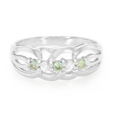 Bague en argent et Alexandrite du Brésil