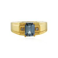Bague en argent et Tanzanite non chauffée