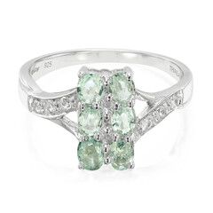 Bague en argent et Tourmaline Paraïba