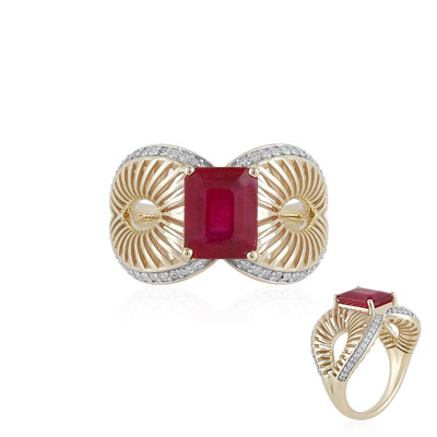 Bague en or et Rubis de Madagascar (Ornaments by de Melo)