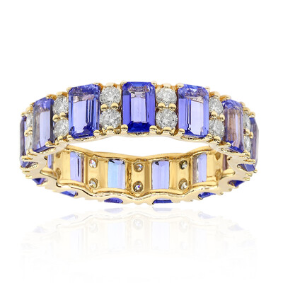 Bague en or et Tanzanite AAA (CIRARI)