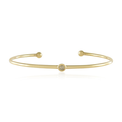 Bracelet en argent et Diamant VS1 champagne