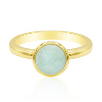 Bague en argent et Aigue-marine