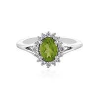 Bague en argent et Péridot
