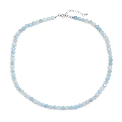 Collier en argent et Aigue-marine